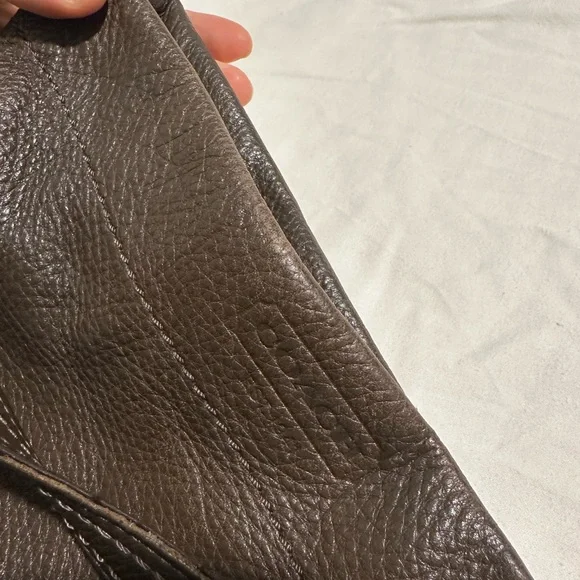 Coach Carly Brown Leather Bag - Picture 9 of 17